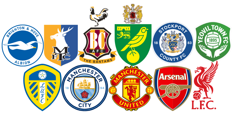 Club crests — represent your team